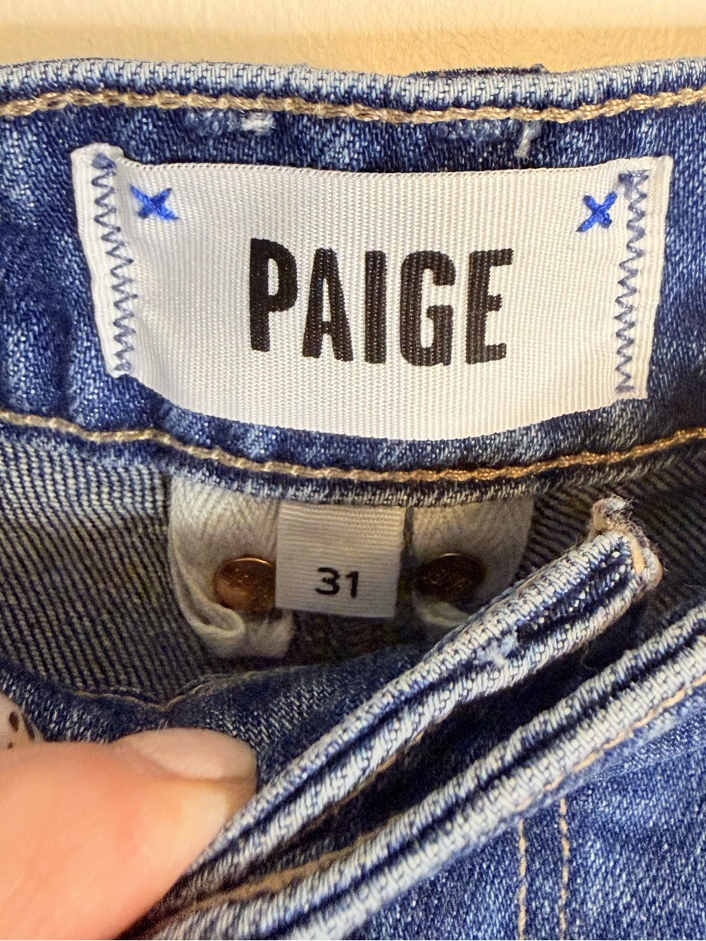 PAIGE Anessa High Rise Raw Hem Wide Leg Jean - Picture 2 of 3